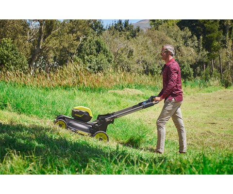 Batteridrevet gressklipper RY36LMXSP53A-160 36V sett