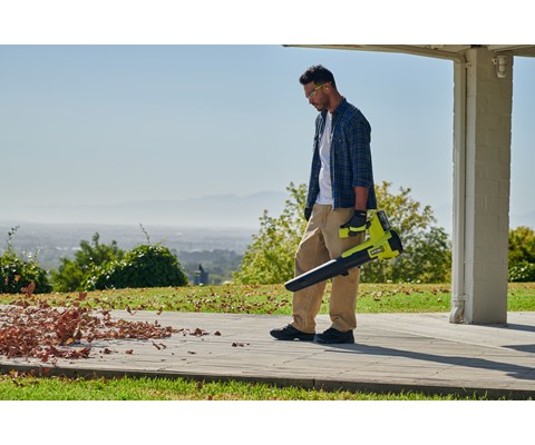 Batteridrevet løvblåser RY18BLB-140