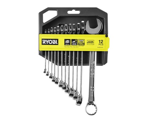 Fastnøkkelsett 12 deler 