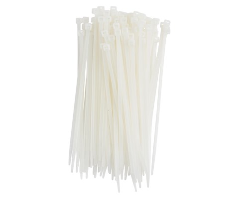 Kabelstrips 3,6 x 150 mm 100 stk. hvit