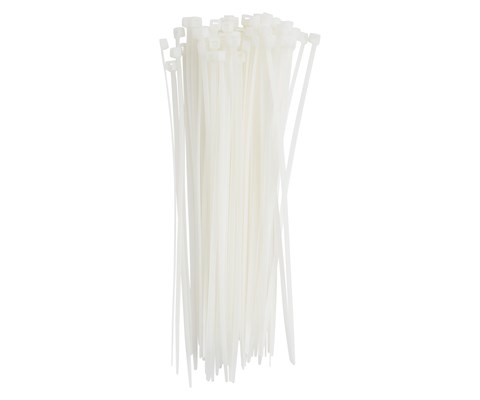 Kabelstrips 3,6 x 200 mm 75 stk. hvit