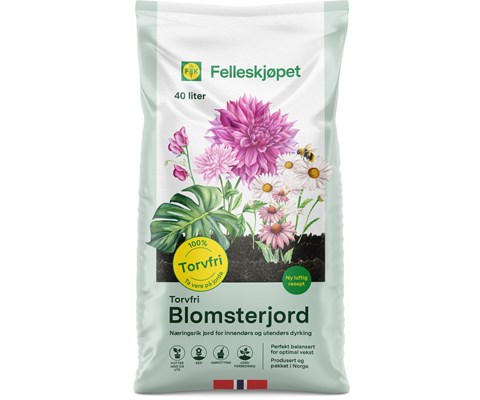 Torvfri Blomsterjord 40 L