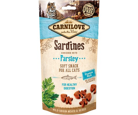 Kattesnacks myke sardinbiter 50 g