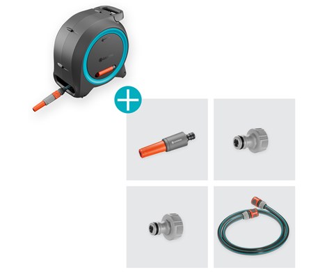 Slangetrommel dual 25 m