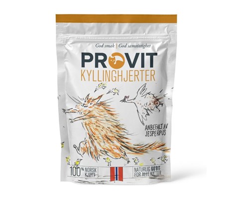 Kattesnacks kyllinghjerter 40 g