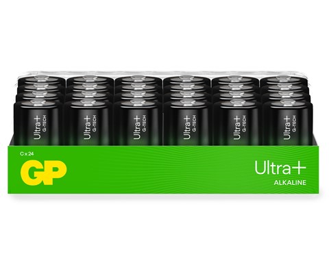 Ultra Plus Alkaline C-batteri 14AUP/LR14, 24 pk