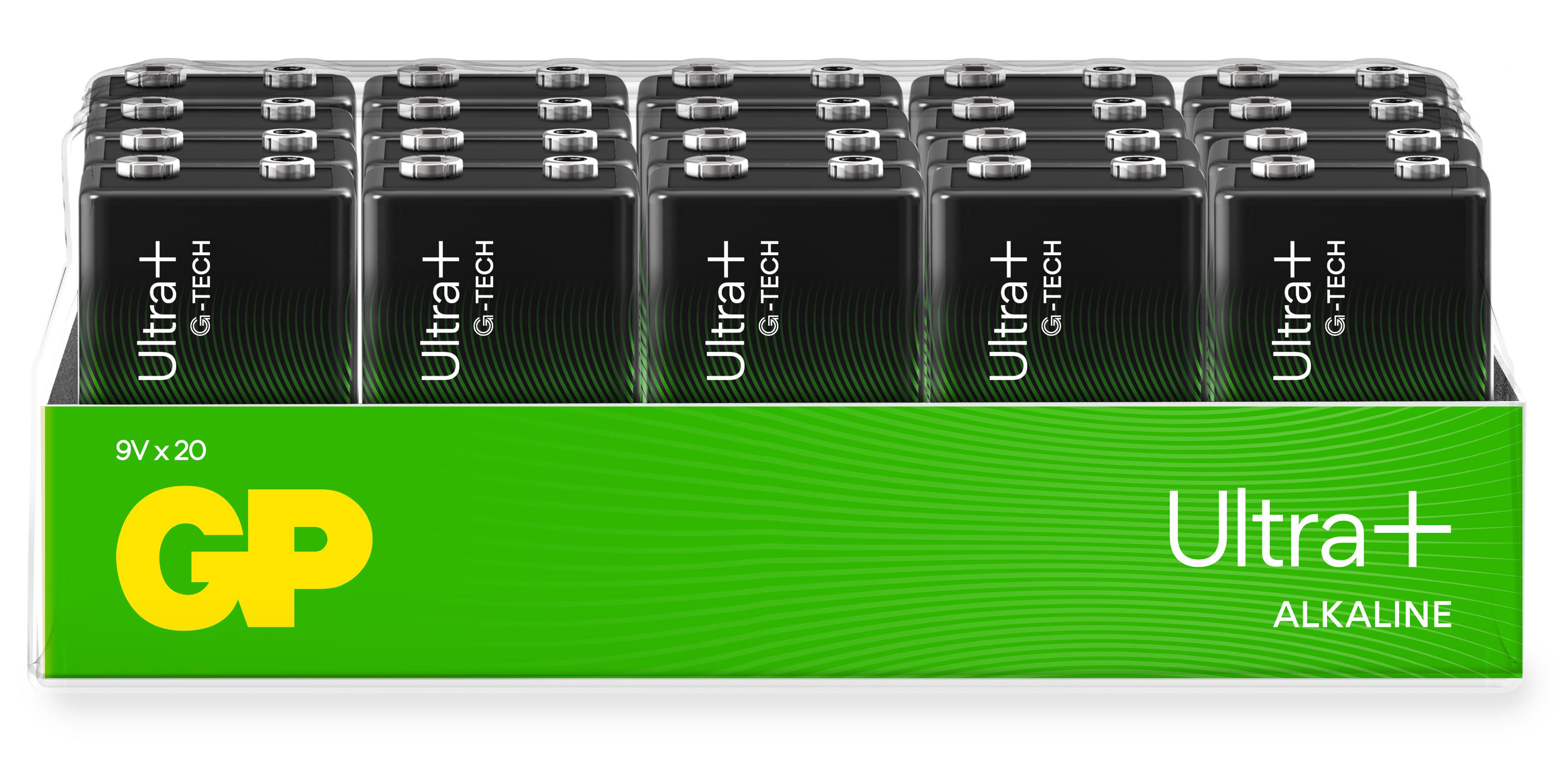 Ultra Plus Alkaline 9V-batteri 1604AUP/6LF22, 20 pk