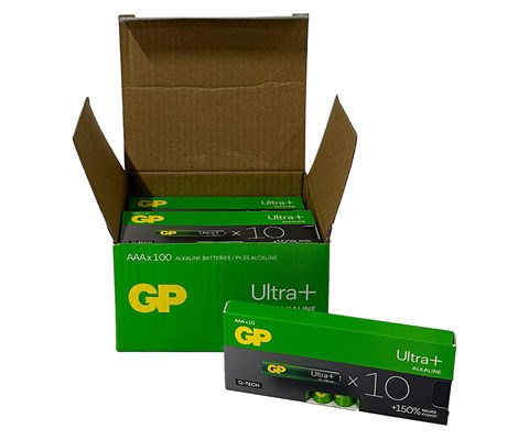 Ultra Plus Alkaline AAA-batteri 24AUP/LR03, 100 pk