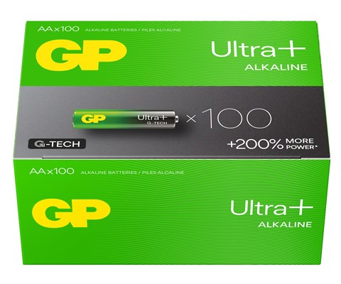 Ultra Plus Alkaline AA-batteri 15AUP/LR6, 100 pk