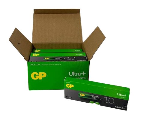 Ultra Plus Alkaline AA-batteri 15AUP/LR6, 100 pk