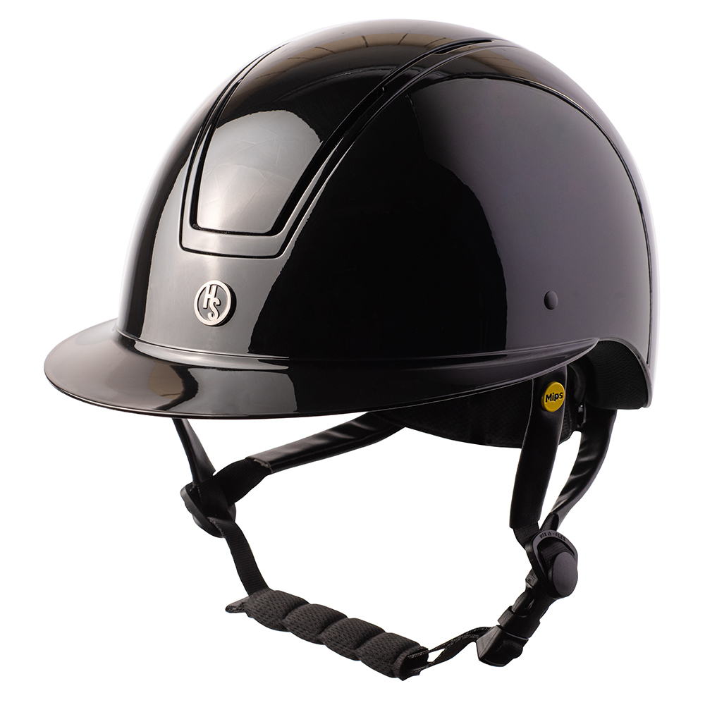 Ridehjelm med Mips glossy svart