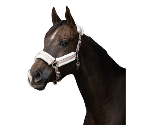 Grime med glitter beige