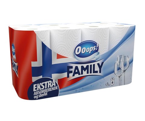 Kjøkkenpapir Family 8 ruller