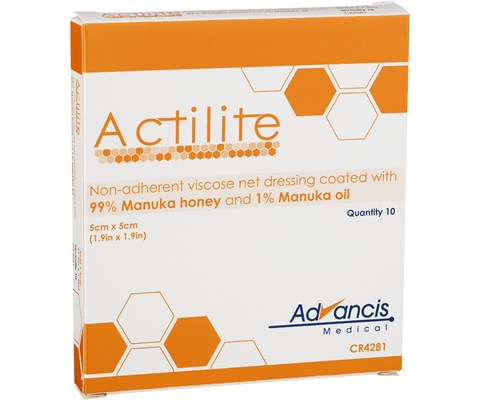 Actilite viskosnett 5x5 cm 10 pk