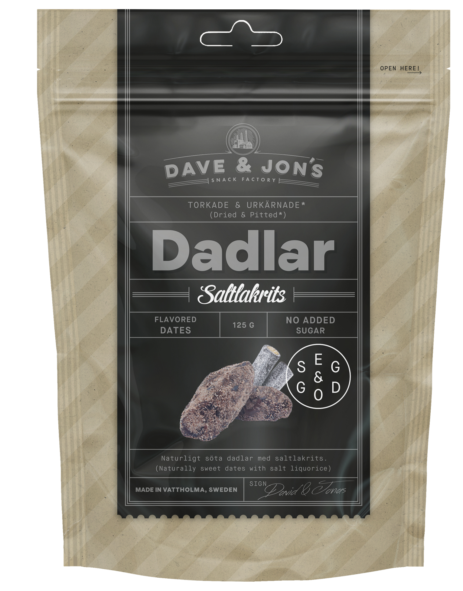 Dadler Salt Lakris 125 g