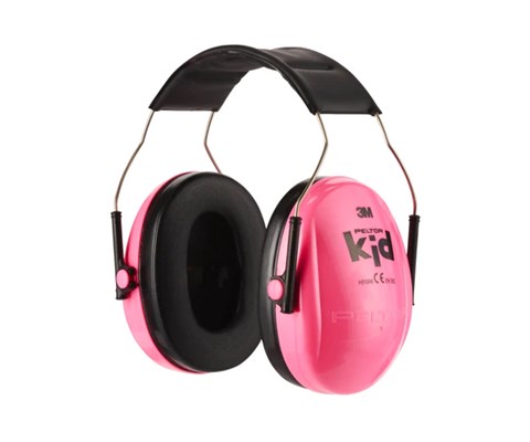 Hørselvern Peltor barn neonrosa