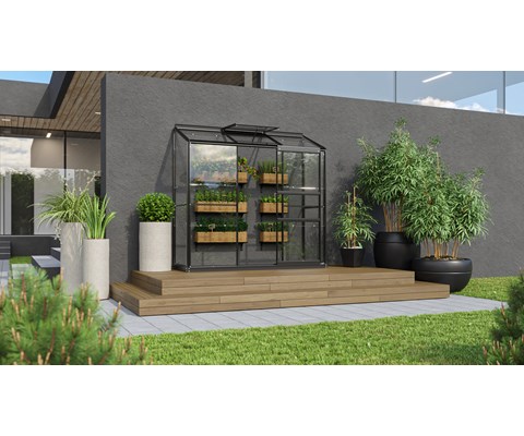 Drivhus med glass Ida 1300