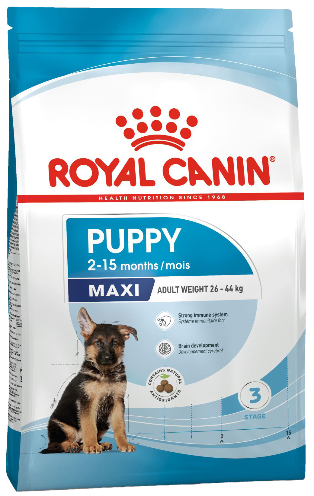 Hundefôr Maxi Puppy 15 kg