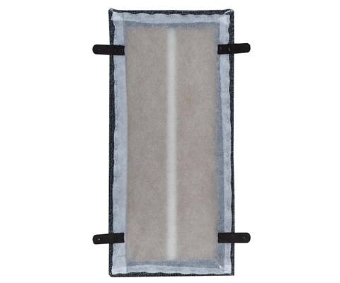 Klorebrett hjørne grå 23x49 cm