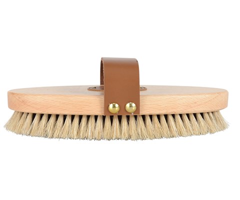 Børste kardask med lærrem