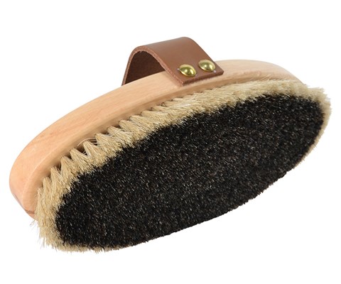 Børste kardask med lærrem