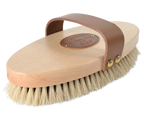 Børste kardask med lærrem