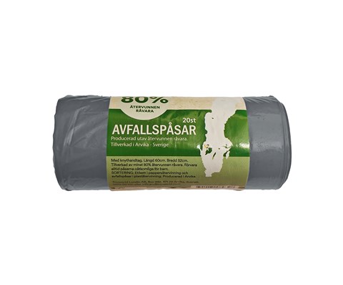 Avfallsposer mørkgrå 30 L