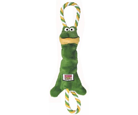 Hundeleke Tugger Knots frosk