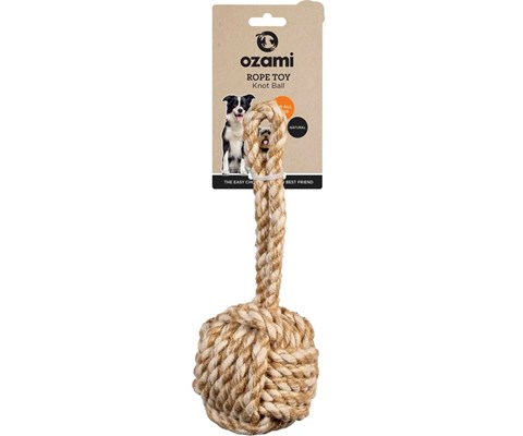 Hundeleke tau med stor knute