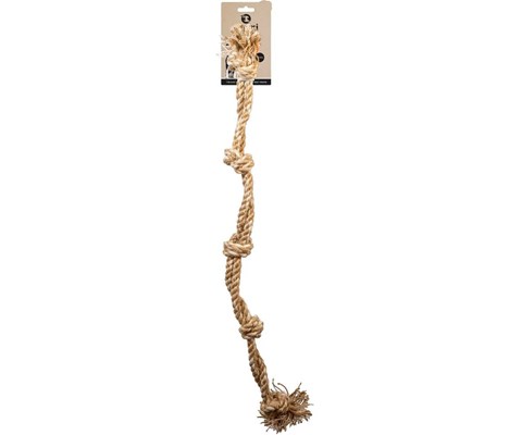 Hundeleke tau med 5 knuter