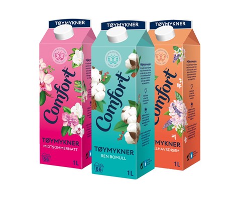 Tøymykner kit 1 Ren Bomull, 1 Middelhavsdrøm og 1 Midtsommernatt