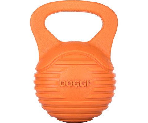 Hundeleke Dumbell orange