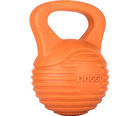 Hundeleke Dumbell orange