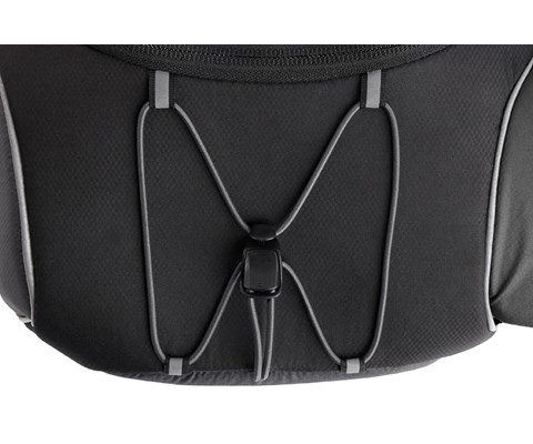 Bag til trekking løpebelte svart