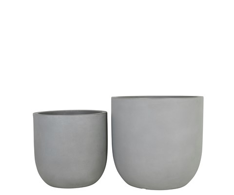 Blomsterpotte Pico sett à 2 stk grå