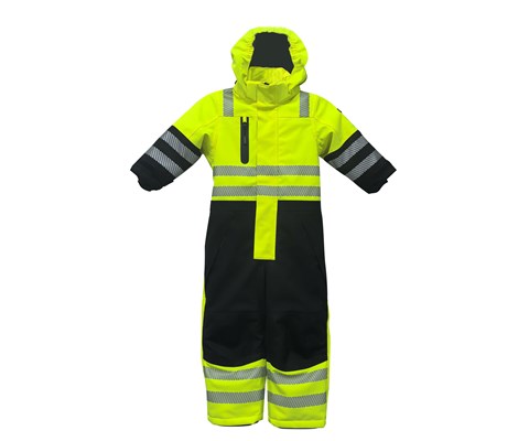 Vinterkjeledress Hivis barn gul