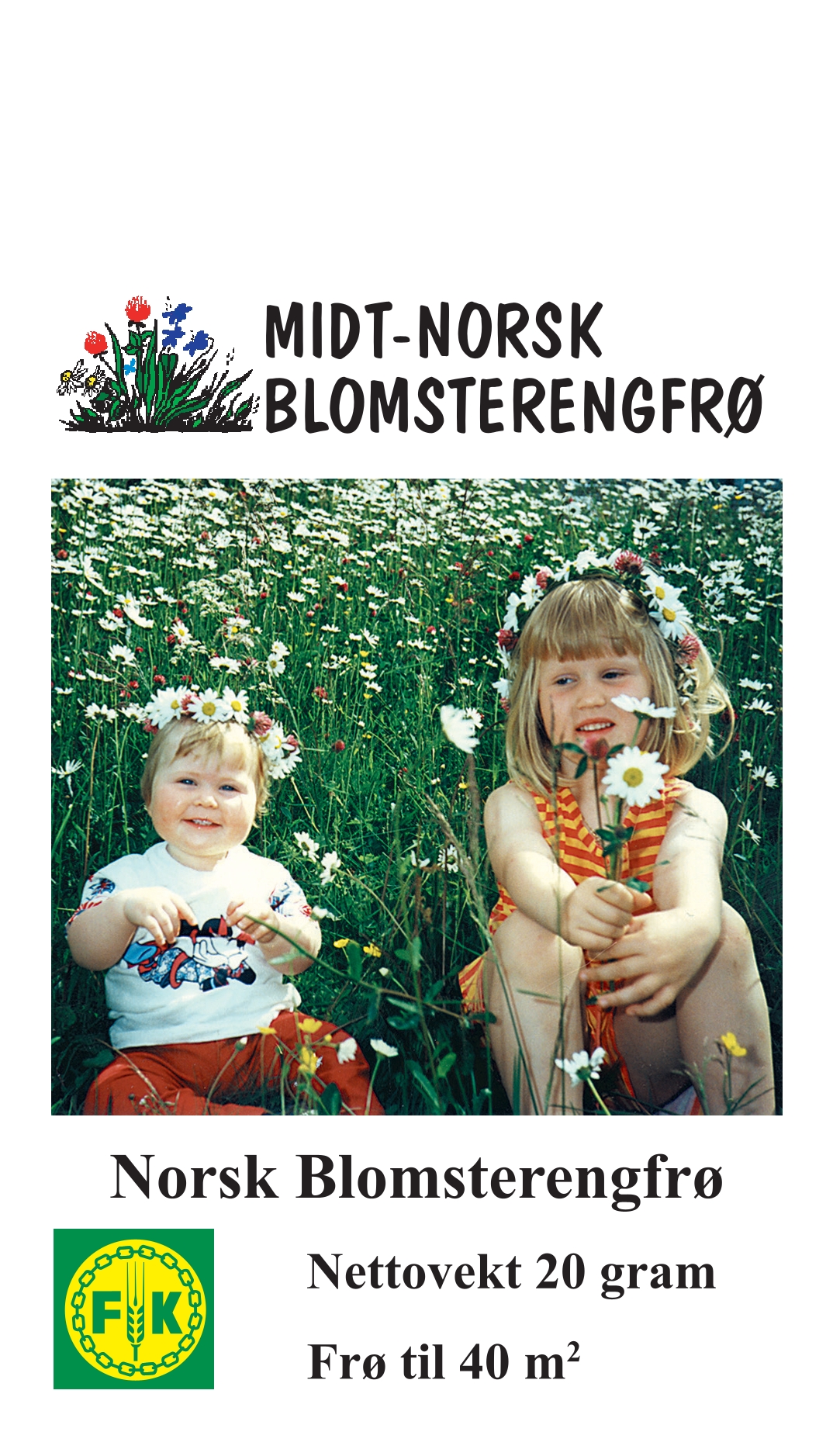 Frø Midt-Norsk Blomsterengfrø 20g