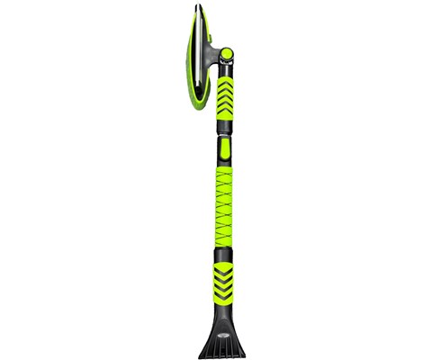 Snøbørste lang med justerbar skrape med nal