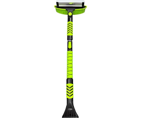 Snøbørste lang med justerbar skrape med nal