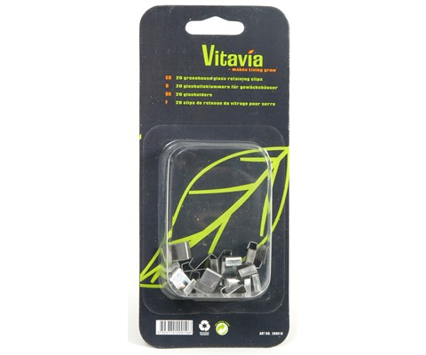 Glassholdere til drivhus 20 stk