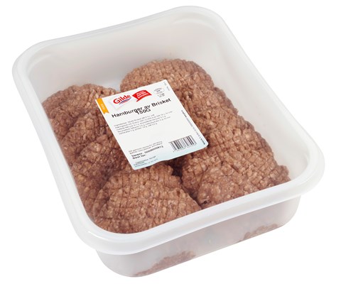 Gilde hamburger brisket 150 g 1,8 kg
