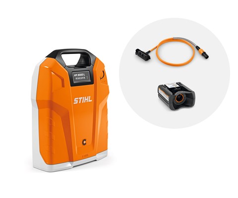 Ryggbatteri AR 3000 L med USB og bluetooth