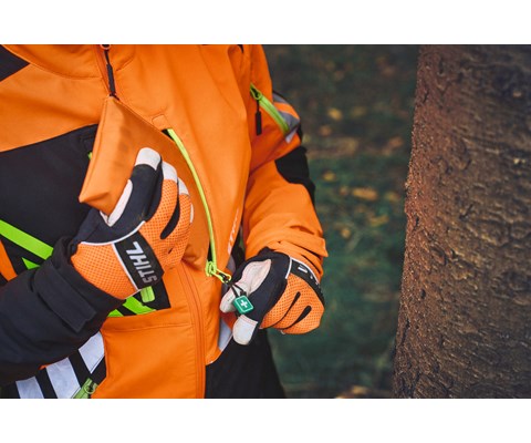 Skogsjakke Advance ShellTec orange