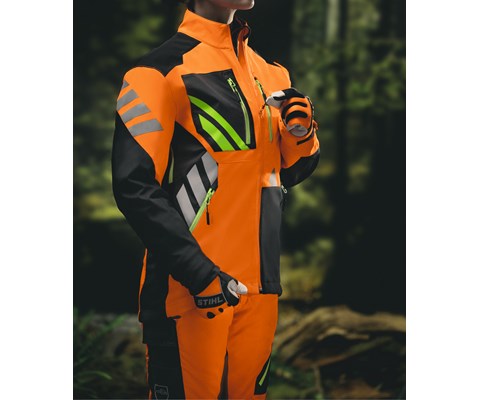 Skogsjakke Advance ShellTec orange