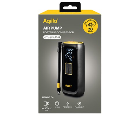 Luftpumpe, bærbar kompressor Airbird C4
