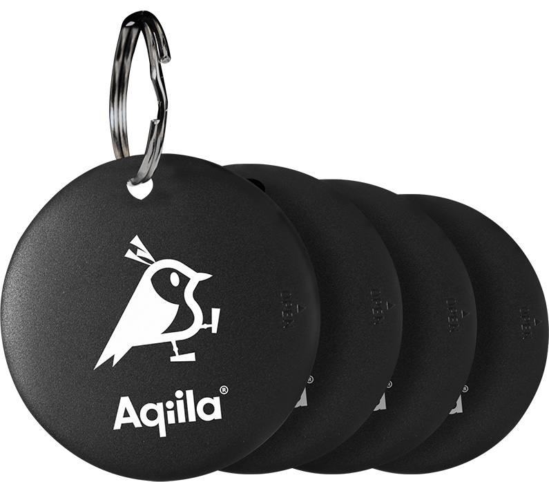 Nøkkelring Tagbird 4 pk
