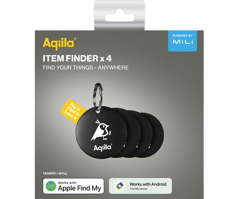 Nøkkelring Tagbird 4 pk
