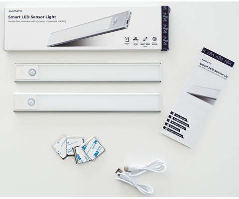 Sensorlampe LED 30 cm 2 pk