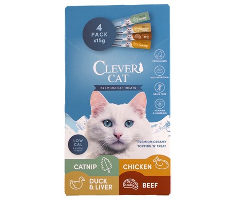 Kattesnack Creamy Catnip and 4 x 15 g
