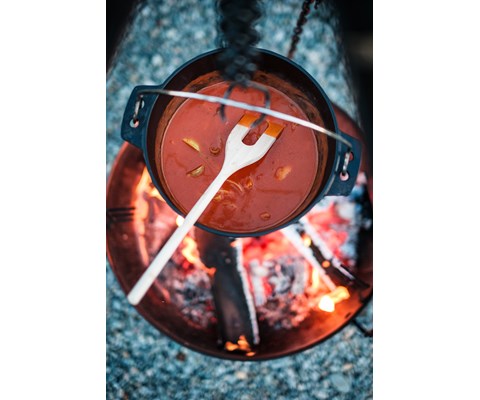 Støpejernsett til bål